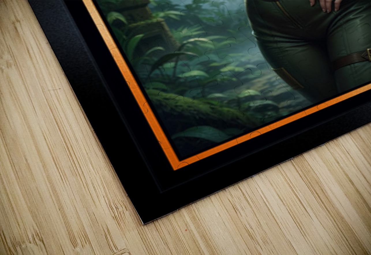 Chyrelle Lythander Exploring The Lost Ruins Of Xantus Prime Gorgeous AI Concept Art by Xzendor7 xzendor7 Puzzle