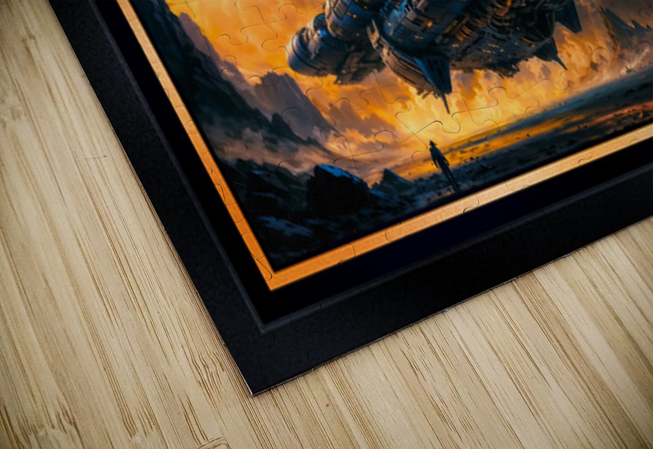 Sci-Fi Masterpiece Of The Hevilgard Exploring Teleran V Outstanding AI Concept Art by Xzendor7 xzendor7 Puzzle