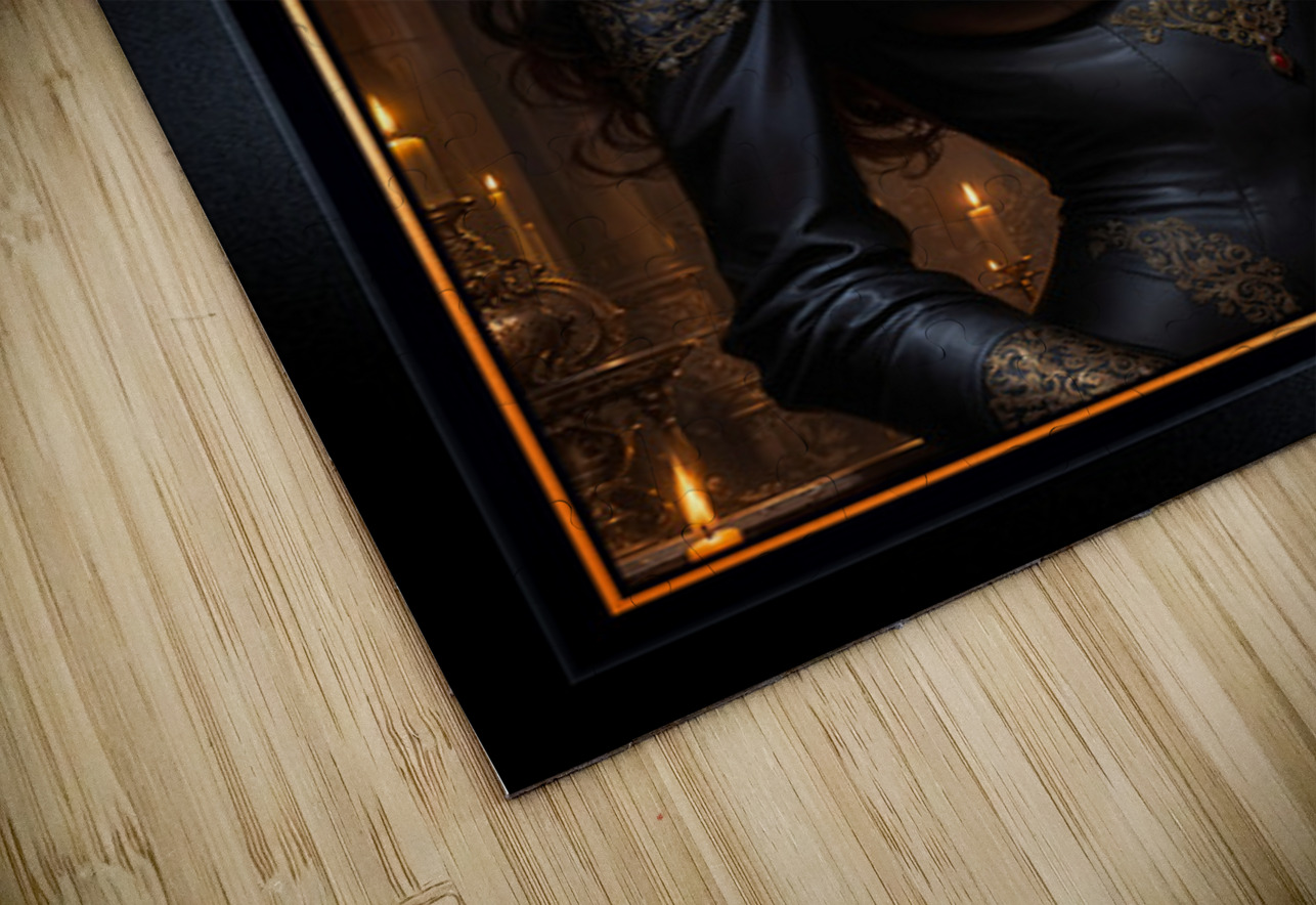 The Dark Elegance The Gothic Beauty Lirael von Schattenburg Gorgeous AI Concept Art by Xzendor7 xzendor7 Puzzle