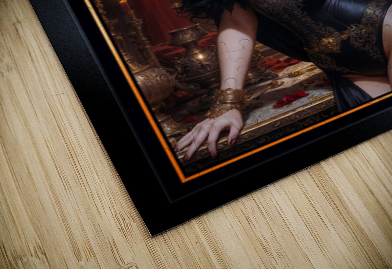 Gothic Fantasy Art Portrait Of Istrella Natchinsen Stunning AI Concept Art by Xzendor7 xzendor7 Puzzle