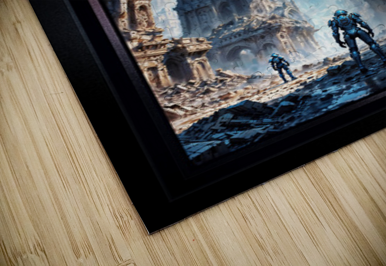 Destruction Of Eslivan A Chronicle Of The Fall Of Trevus Captivating AI Concept Art by Xzendor7 xzendor7 Puzzle