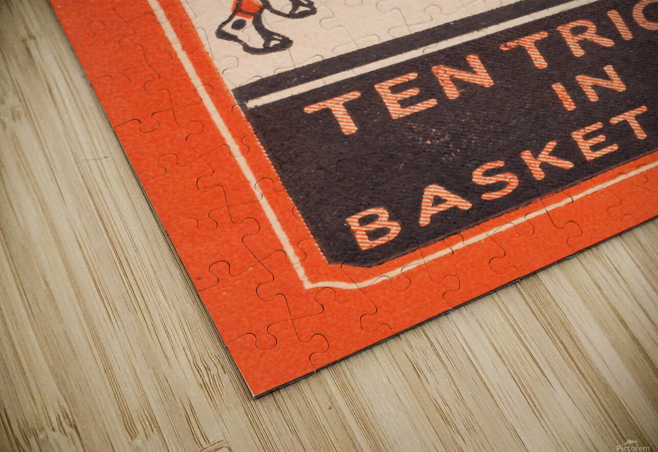 1924 Ten Tricks in Basketball  Row One Brand Puzzle