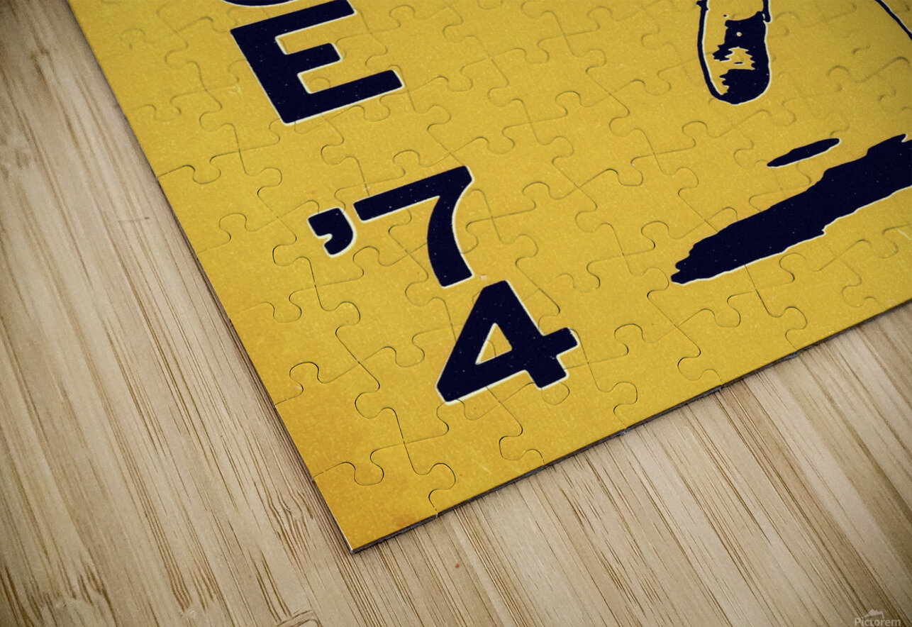 1974 Purdue Football Art Row One Brand Puzzle