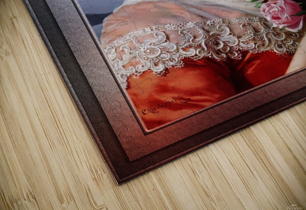The Bouquet by Wladyslaw Maurycy Czachorski Classical Fine Art Old Masters Reproduction xzendor7 Puzzle