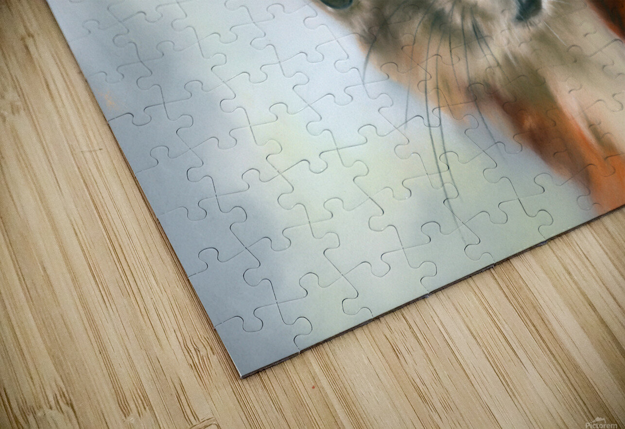 Tree Squirrel Red and Gray MM Anderson Puzzle