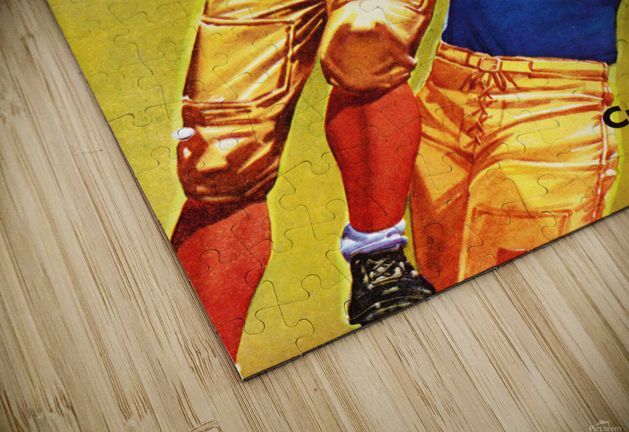 1941 Loyola Lions Football Program Cover Art Row One Brand Puzzle