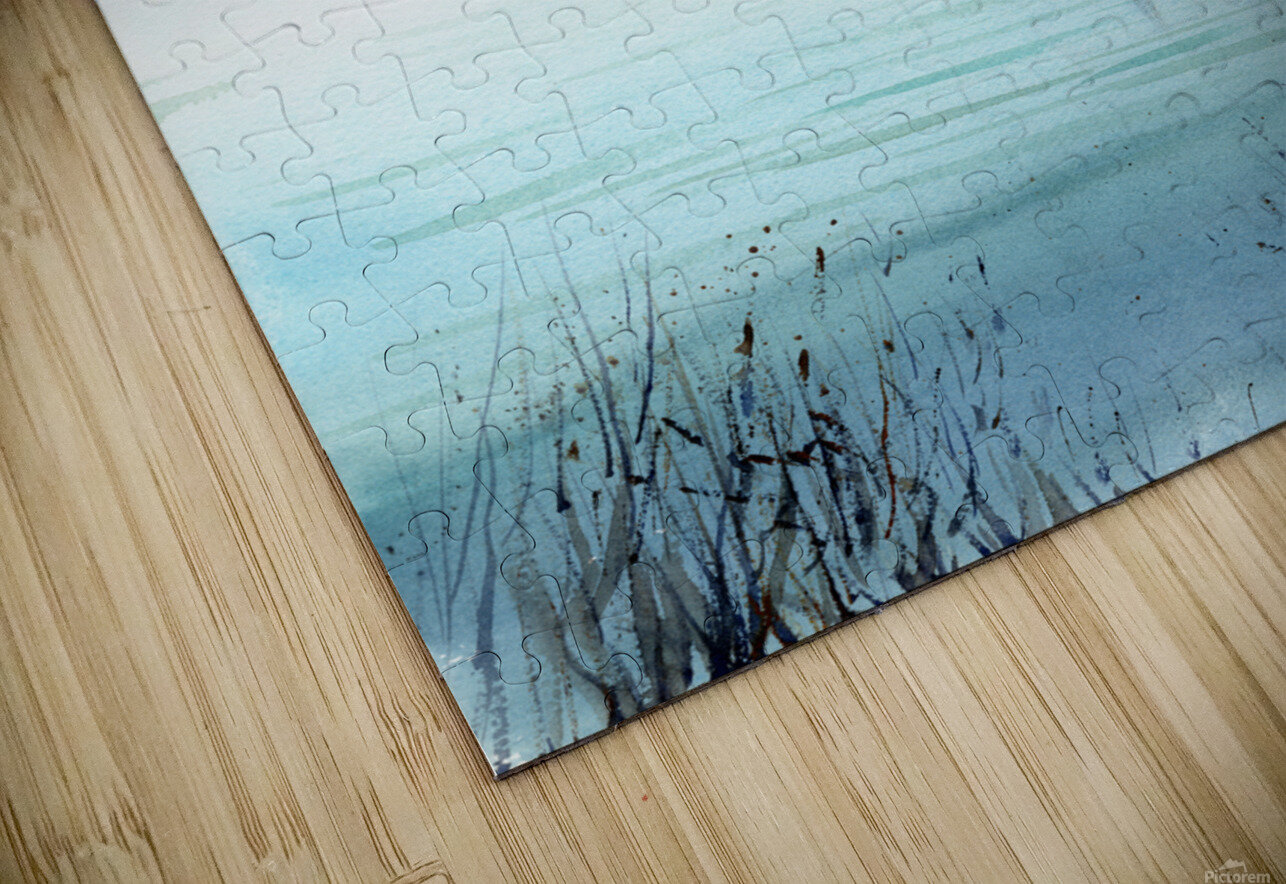 Turquoise mountain lake Eugenia Gorbacheva Puzzle