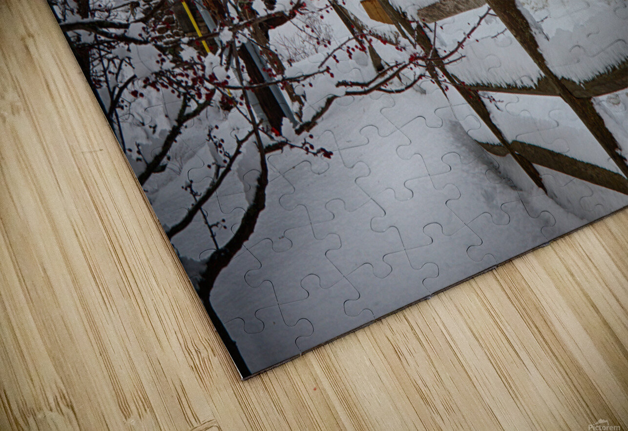 Taftsville covered Bridge VT in Winter Jeff Folger Puzzle