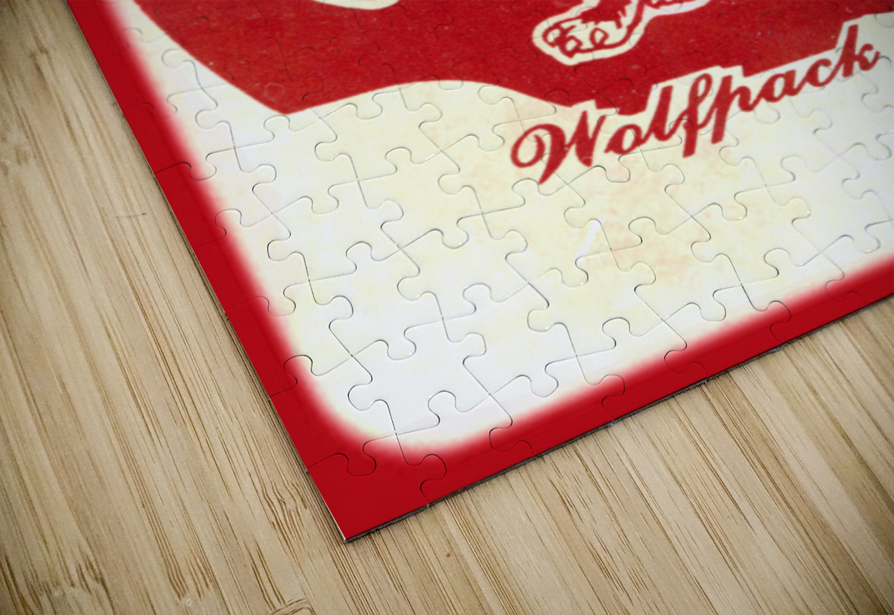 1979 North Carolina State Football Helmet Art Row One Brand Puzzle