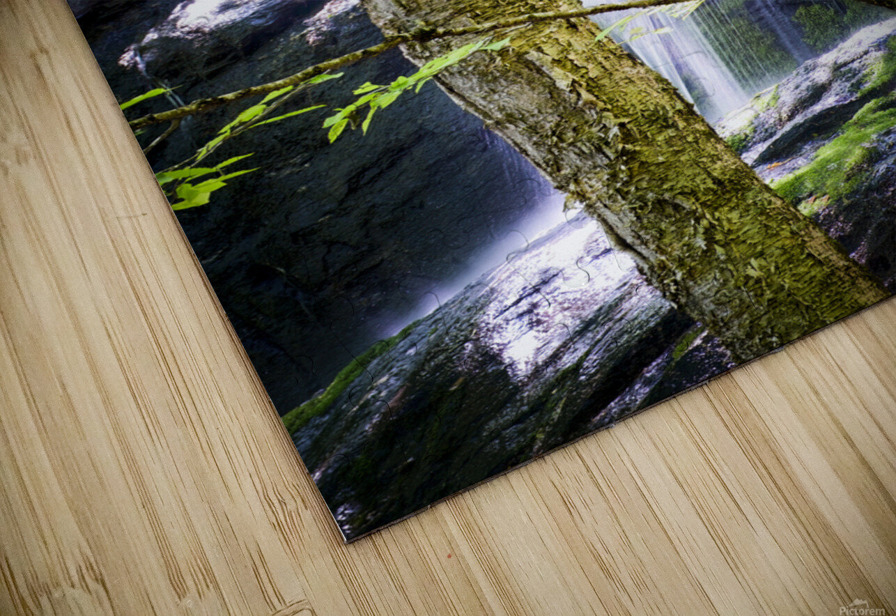 Bear Den Campground Waterfall VERTICAL Kyle Arrowood Puzzle