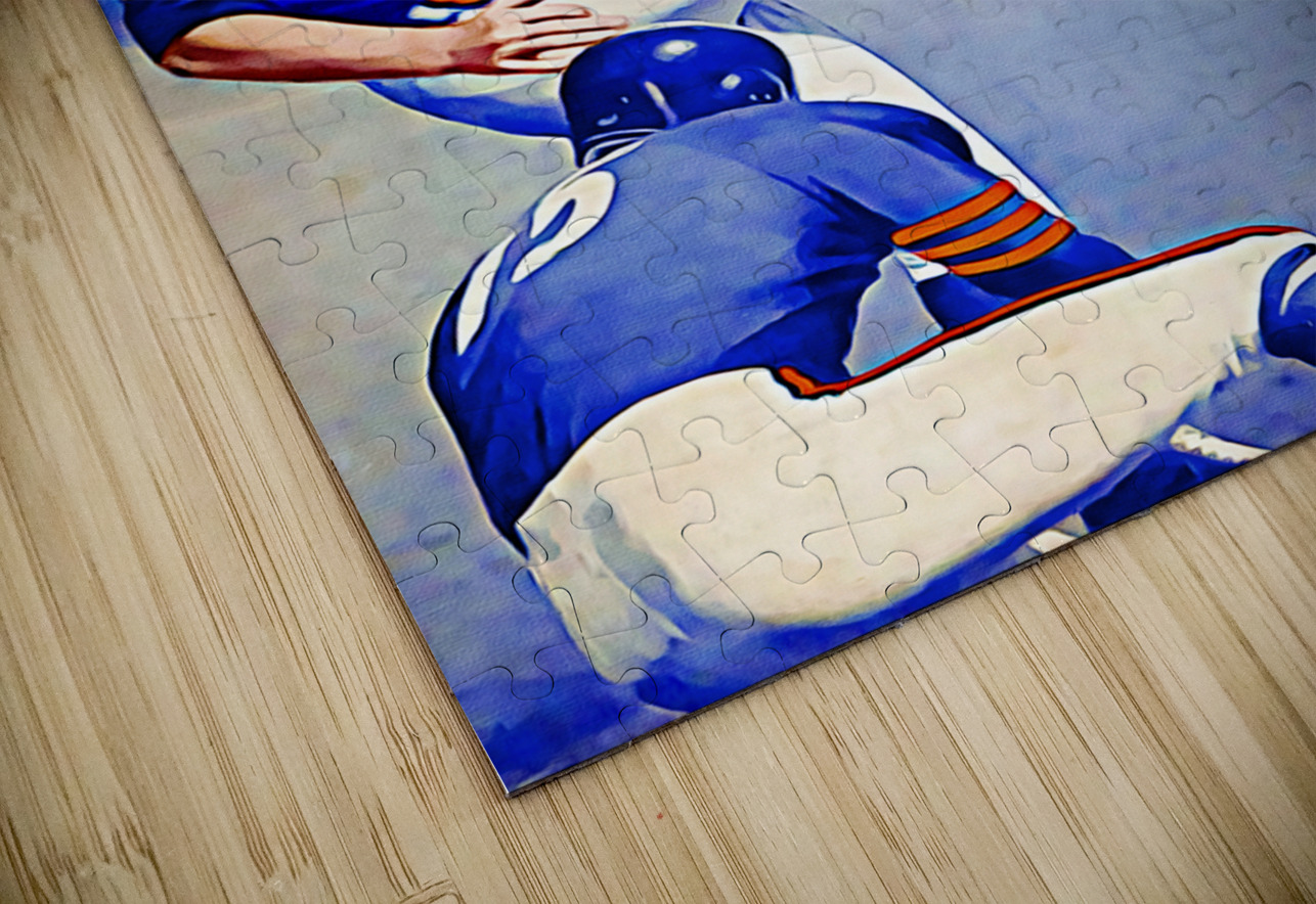1956 Chicago Bears Football Art Row One Brand Puzzle