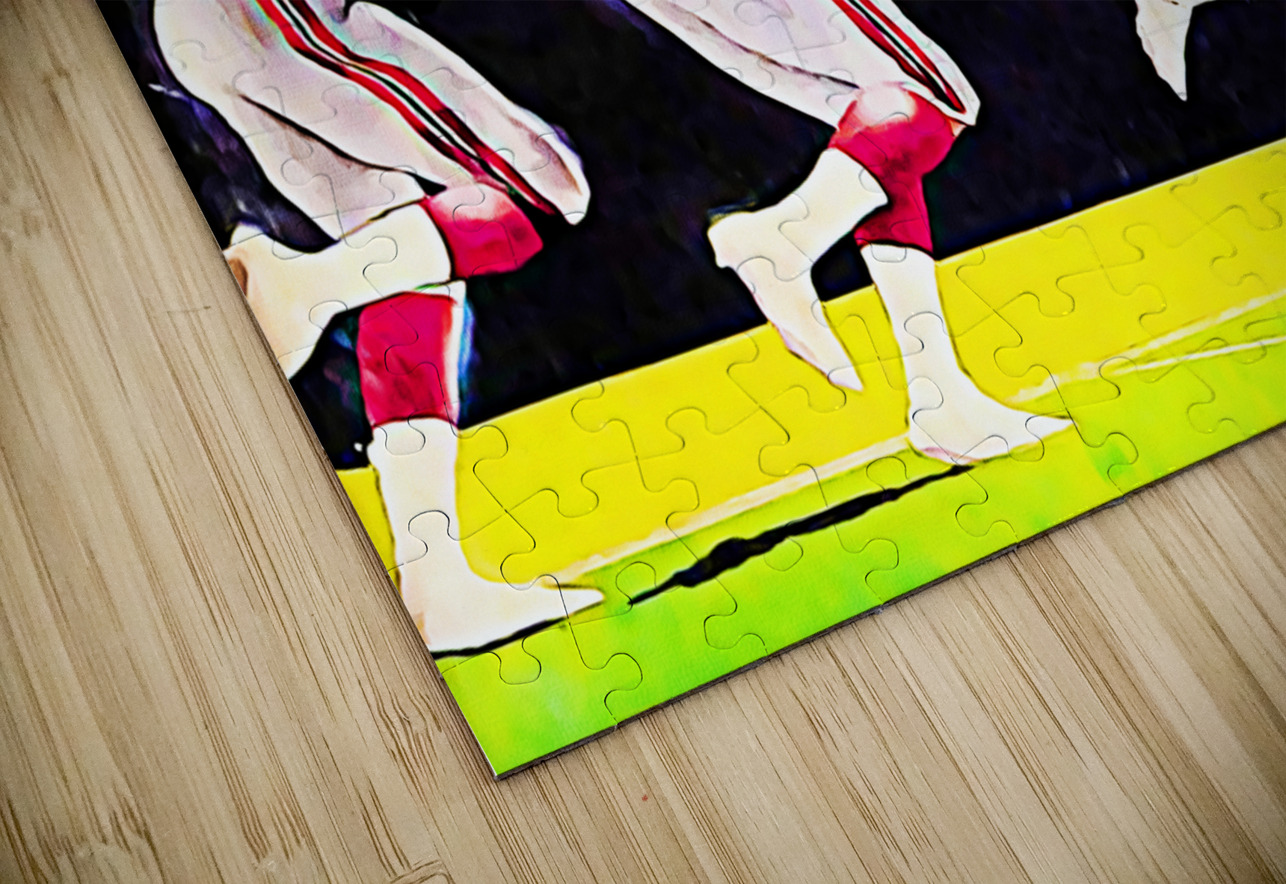 1980 Atlanta Falcons Remix Art Row One Brand Puzzle