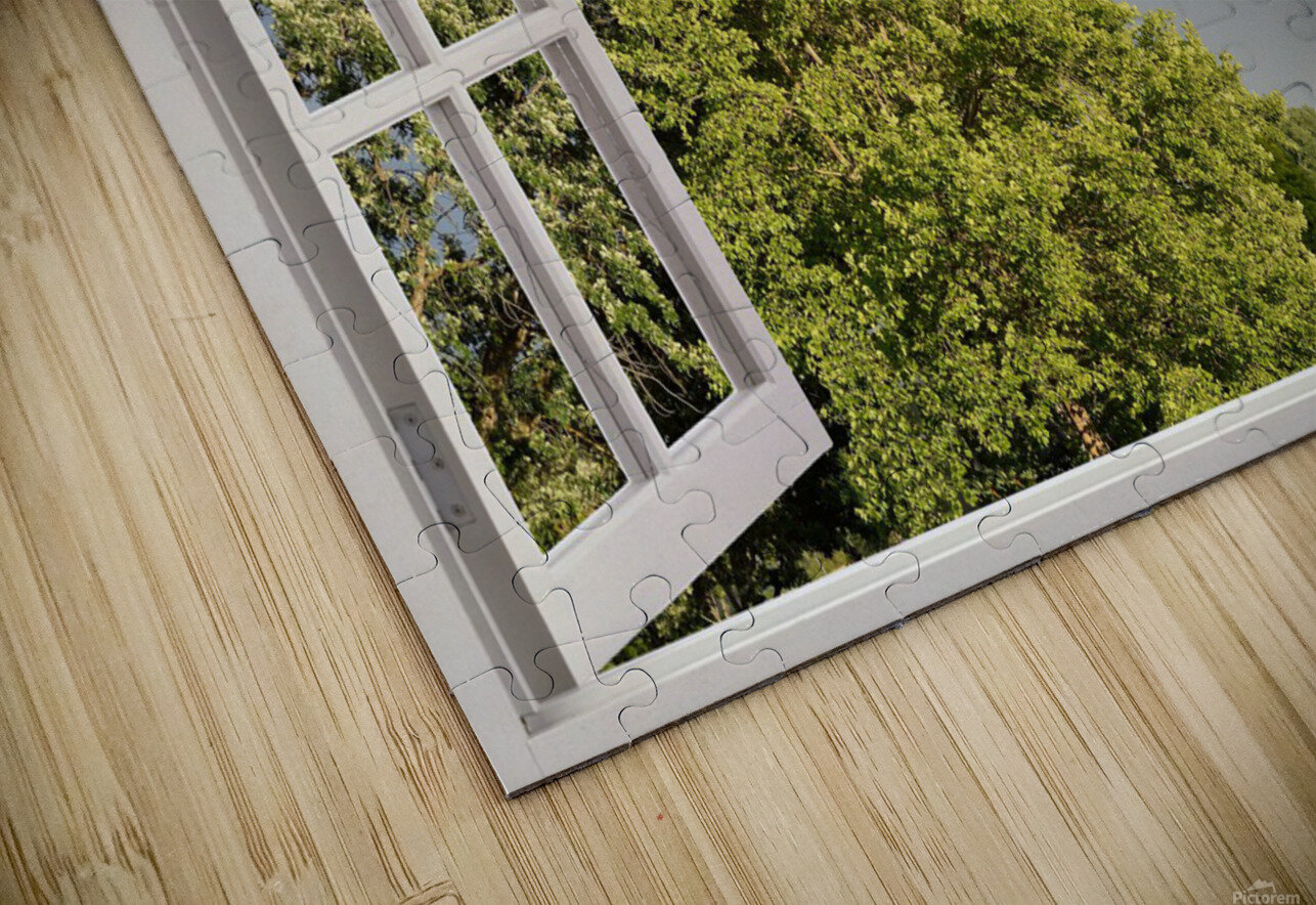 Summer Rainbow Over Trees Michelle Wood Natural Healing Views Puzzle