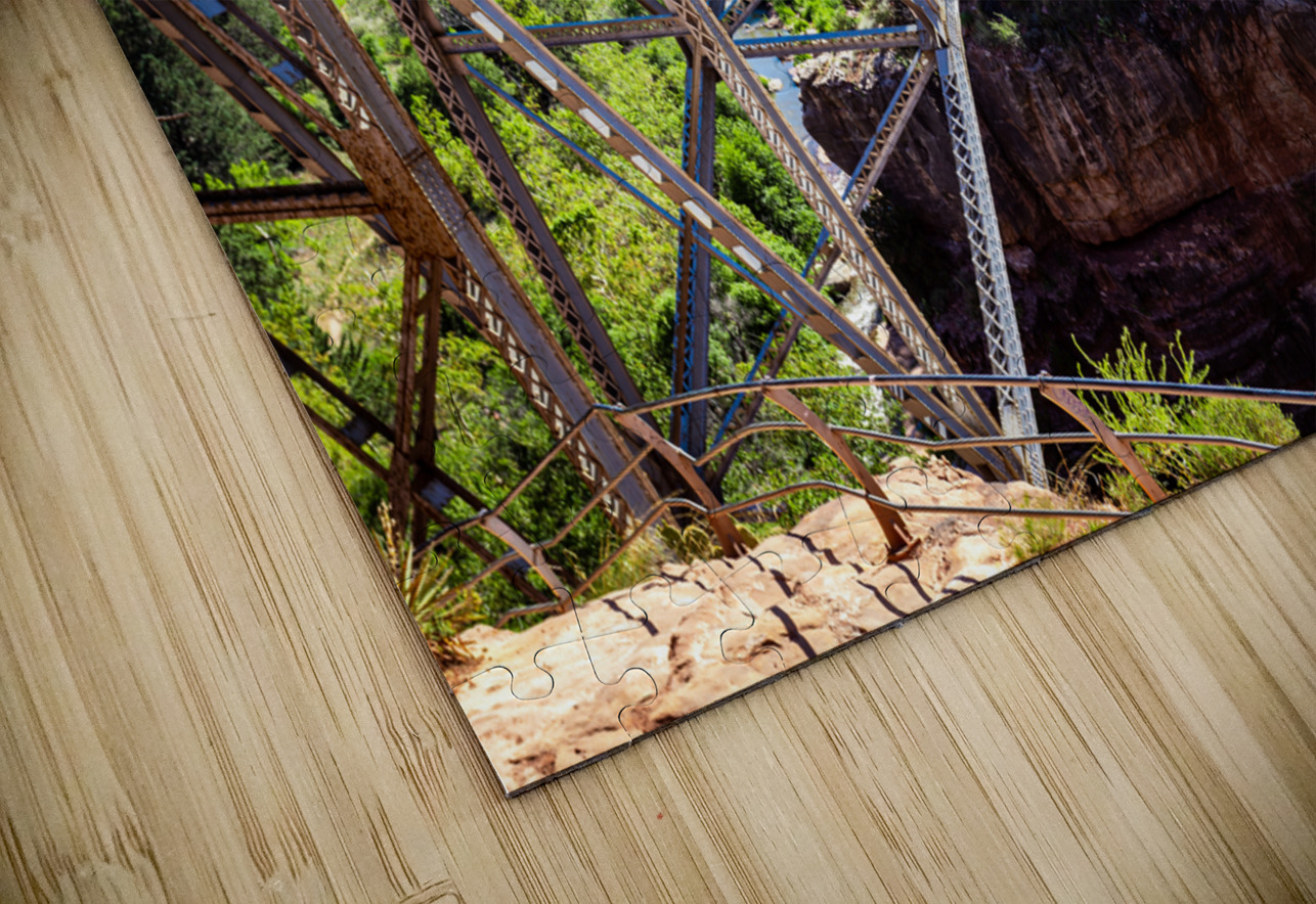 Grand Canyon Bridge   AZ 8187 Sanjeev Singhal Puzzle