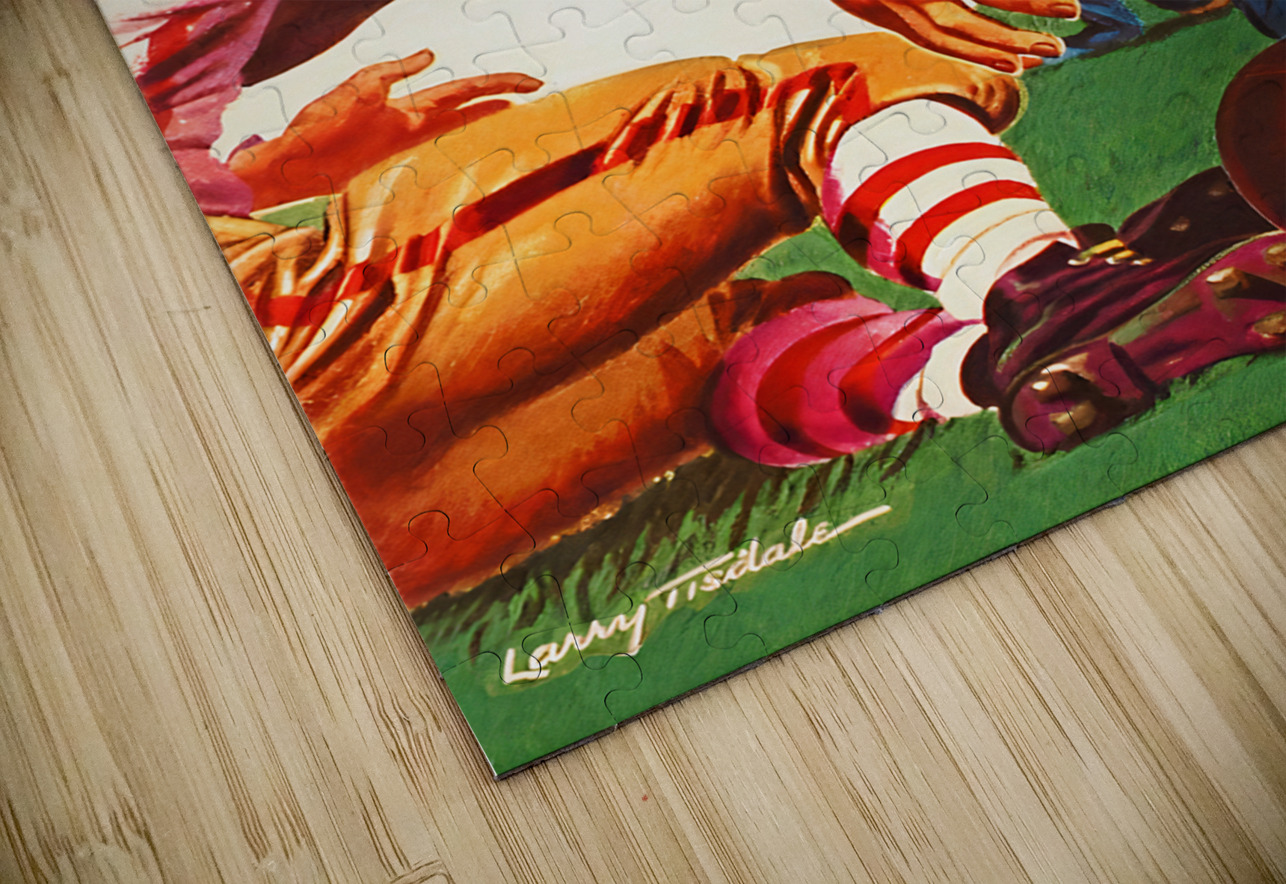 1947 Football Action Art Row One Brand Puzzle