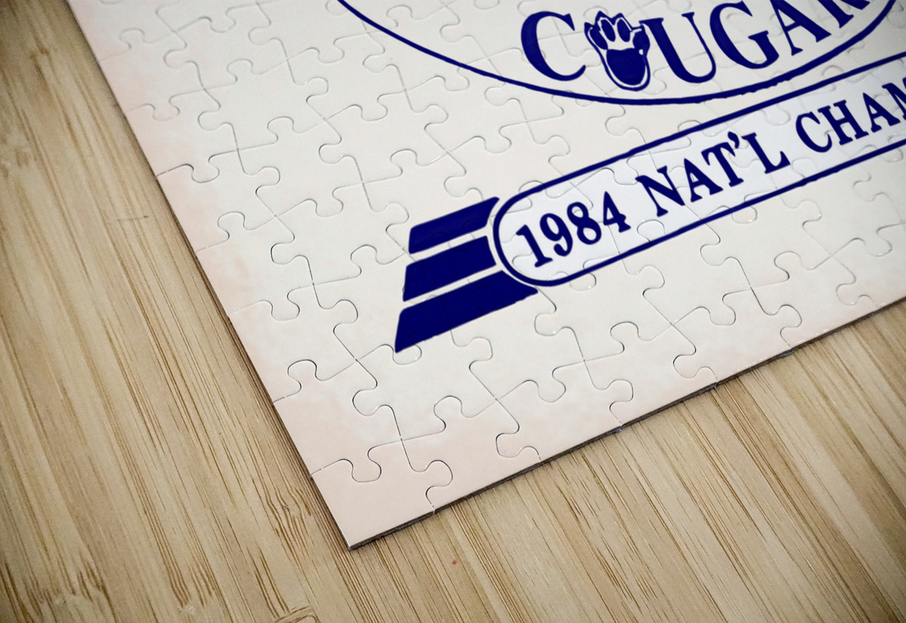 1984 BYU Football National Champions Art Row One Brand Puzzle