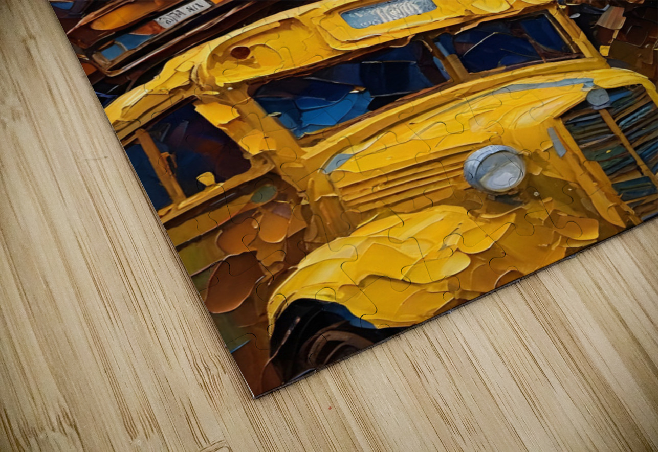 School Bus Cemetery  Magikheart Puzzle