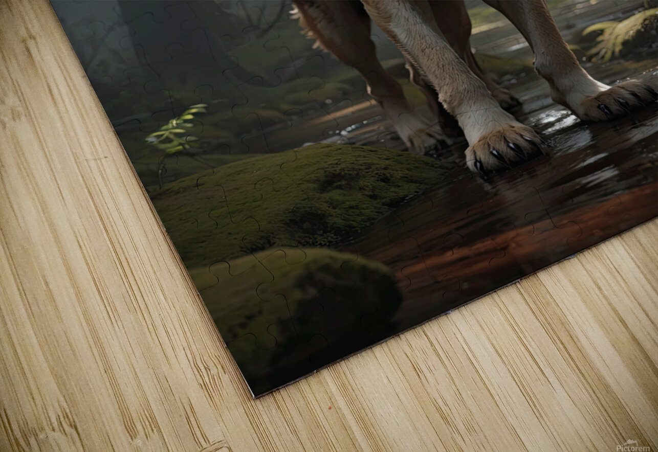 Realistic Wildlife Encounter Photography Canvas Collection Puzzle