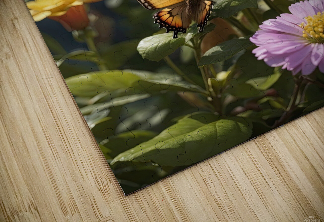 Chipmunk Encounter with a Butterfly Environment Canvas Collection Puzzle