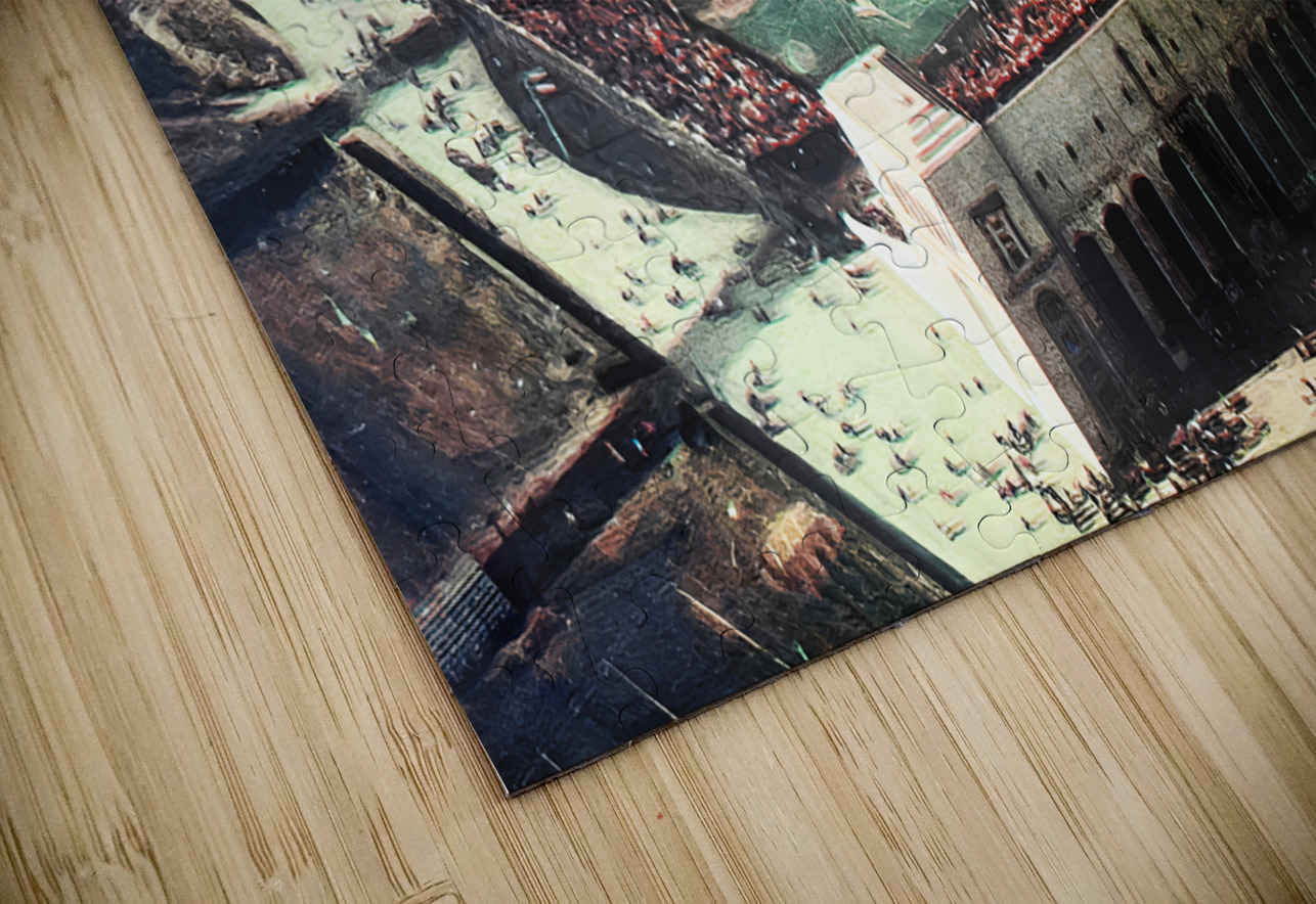 Vintage Ohio Stadium Gameday Art Row One Brand Puzzle