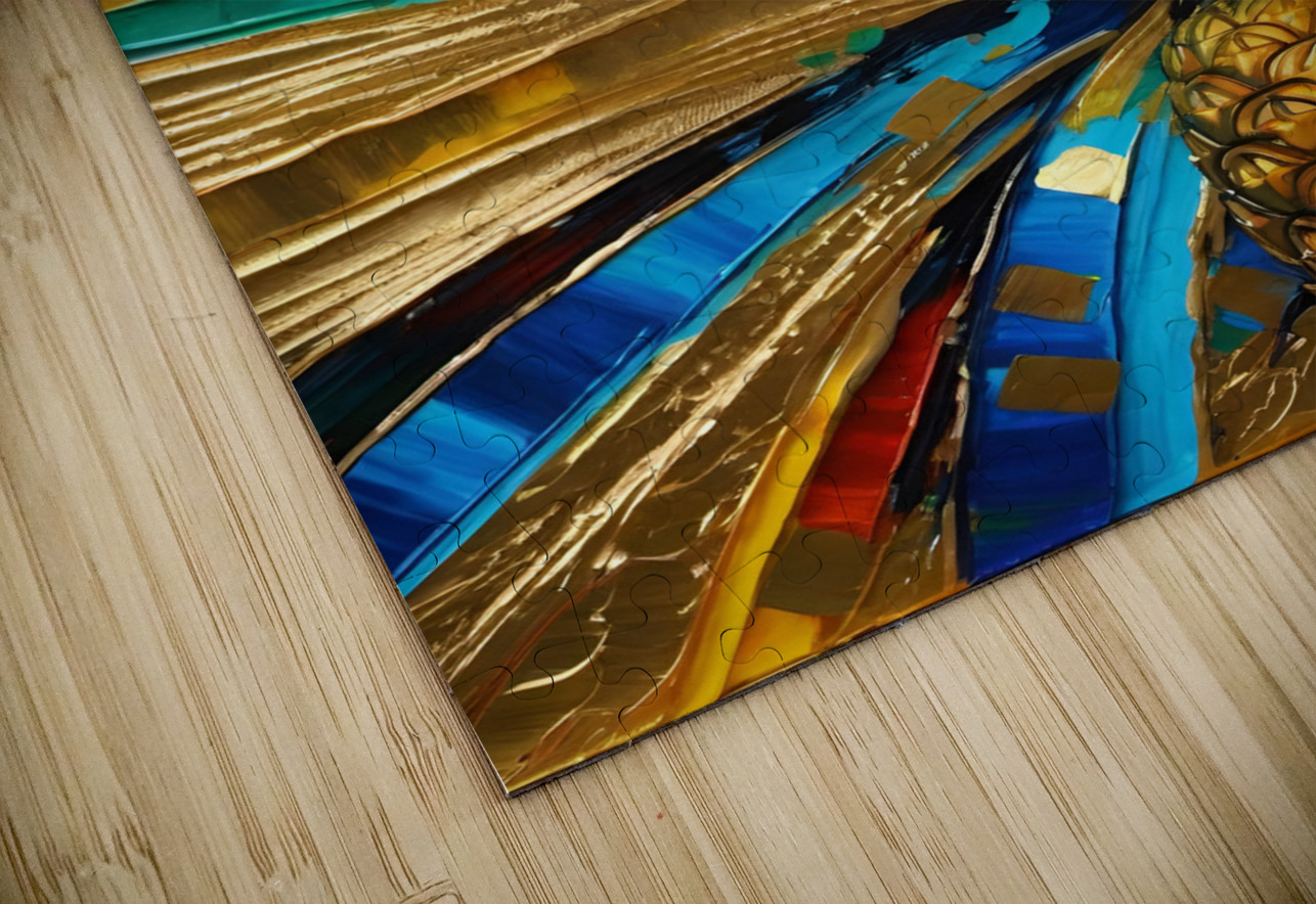 Golden Chakra Pineapple Magikheart Puzzle