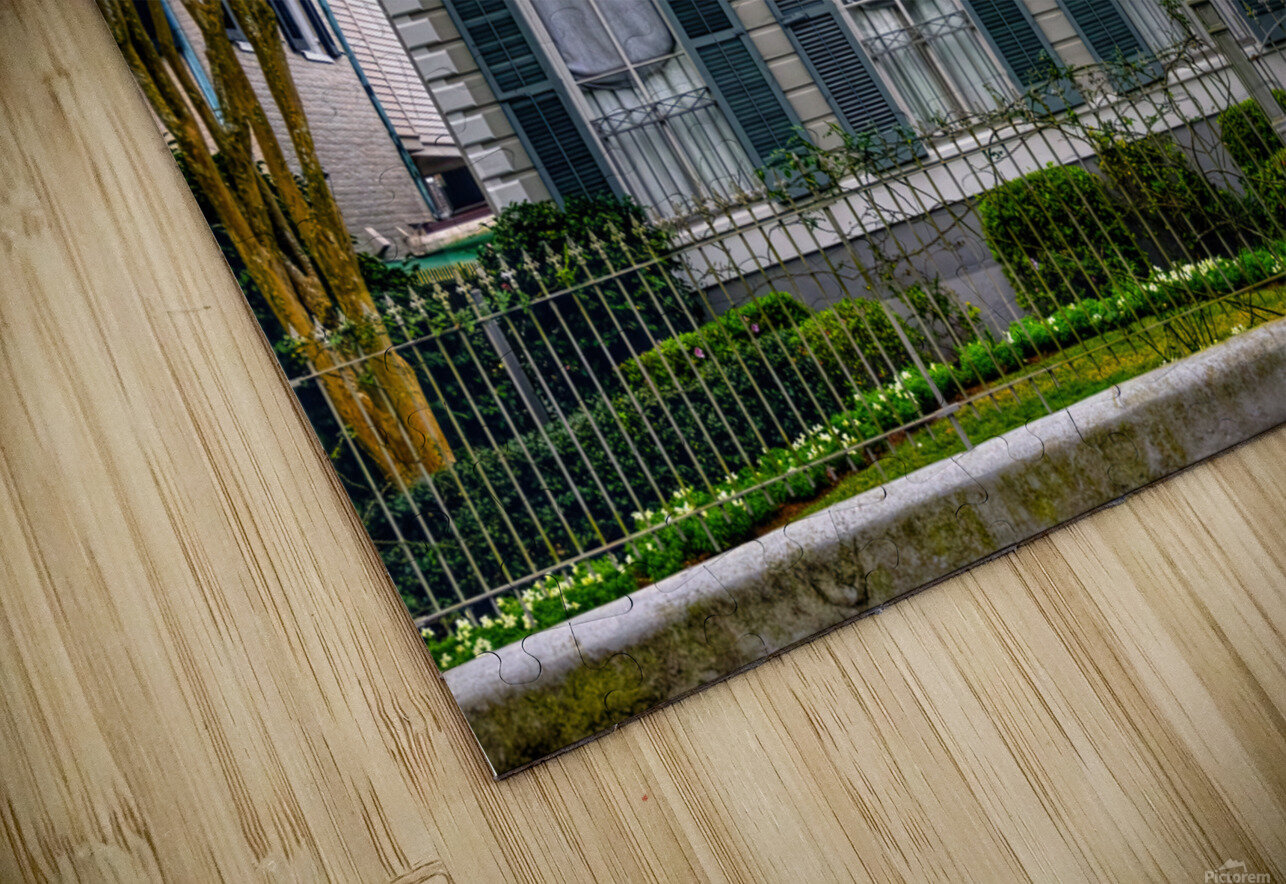 New Orleans Garden District House Green Shutters Norma Brandsberg Photography Puzzle