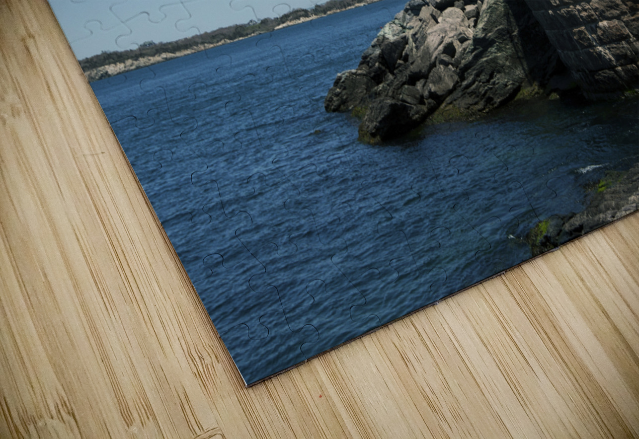 Castle Hill Lighthouse on Narragansett Bay in Rhode Island Allan Wood Puzzle