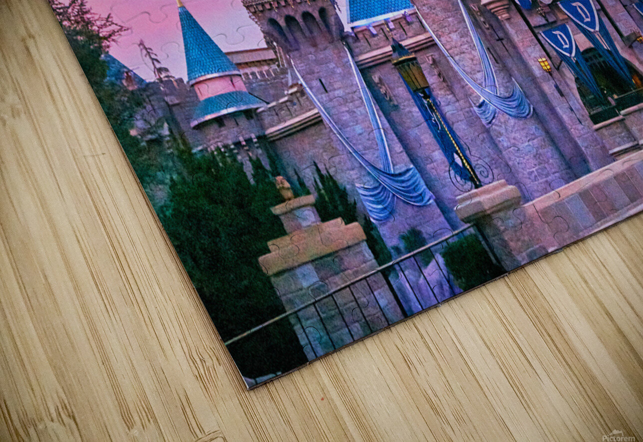 Sunset Birds over Castle Ryan Cameron Puzzle