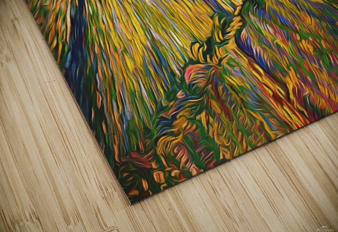 trees countryside painting Ravendr4 Puzzle