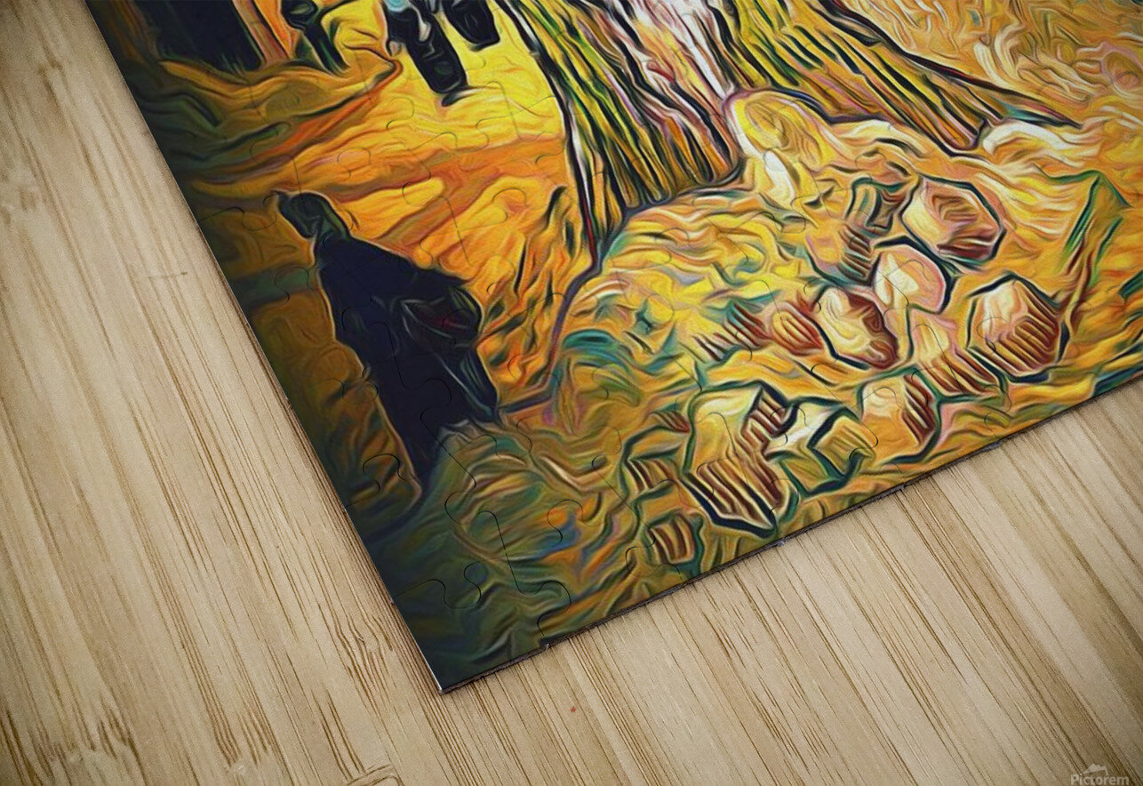 trees painting vincent van gogh art Ravendr4 Puzzle