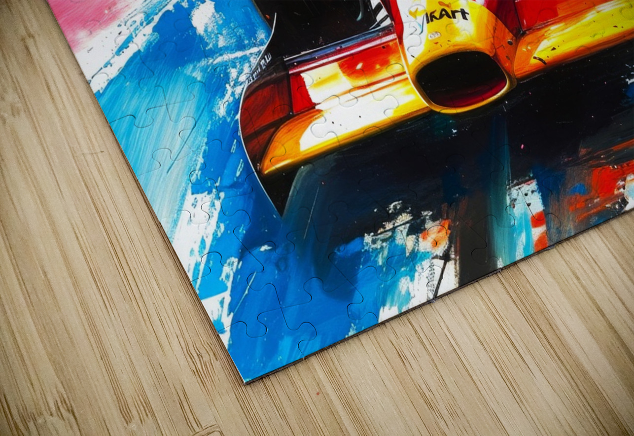 Auto Racing 3D SykArt Designs Puzzle