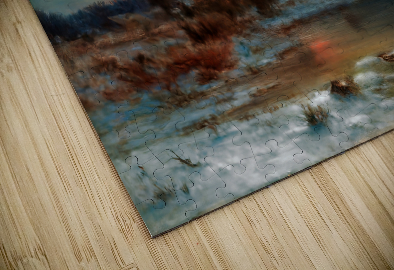 A Winter Sky by George Inness Row One Brand Puzzle