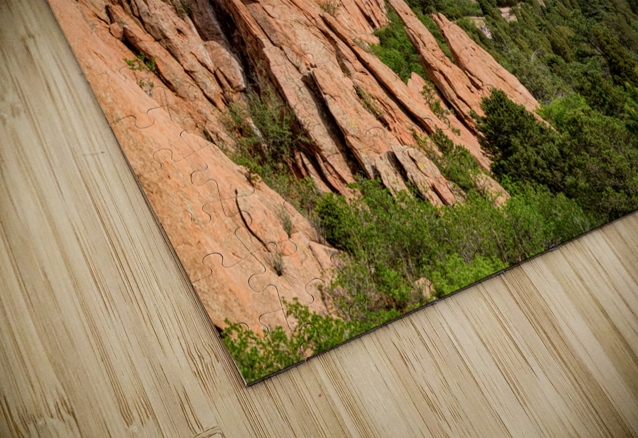 Colorado Hike View Of Cathedral Spires Jennifer White Puzzle