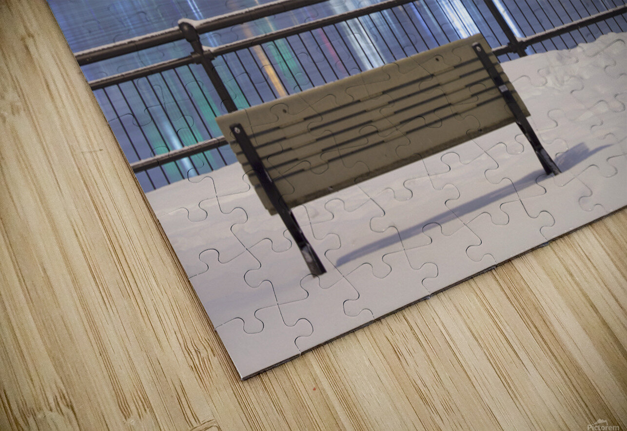 Cityscape from Inner city park at night Atelier Knox Puzzle