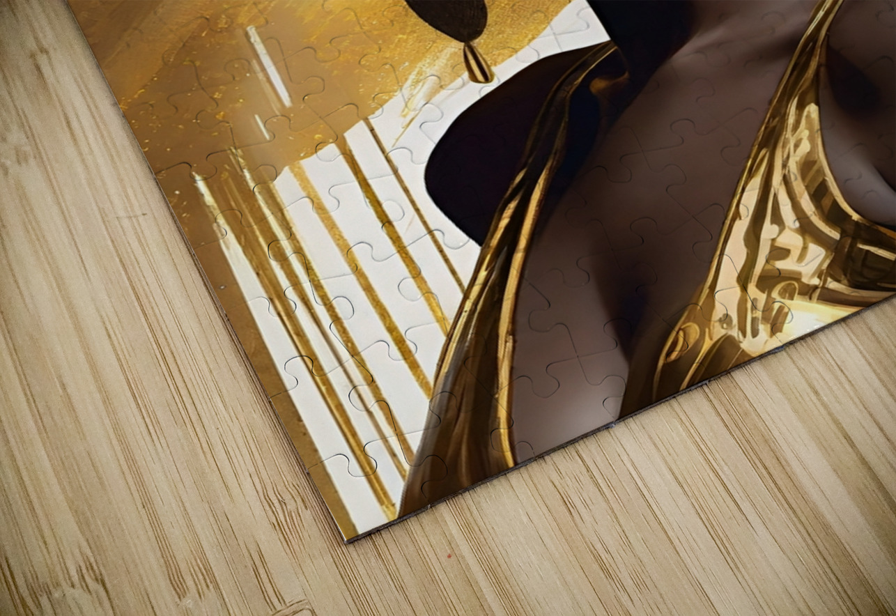 Gold and black 15 Esmonbijouart Puzzle