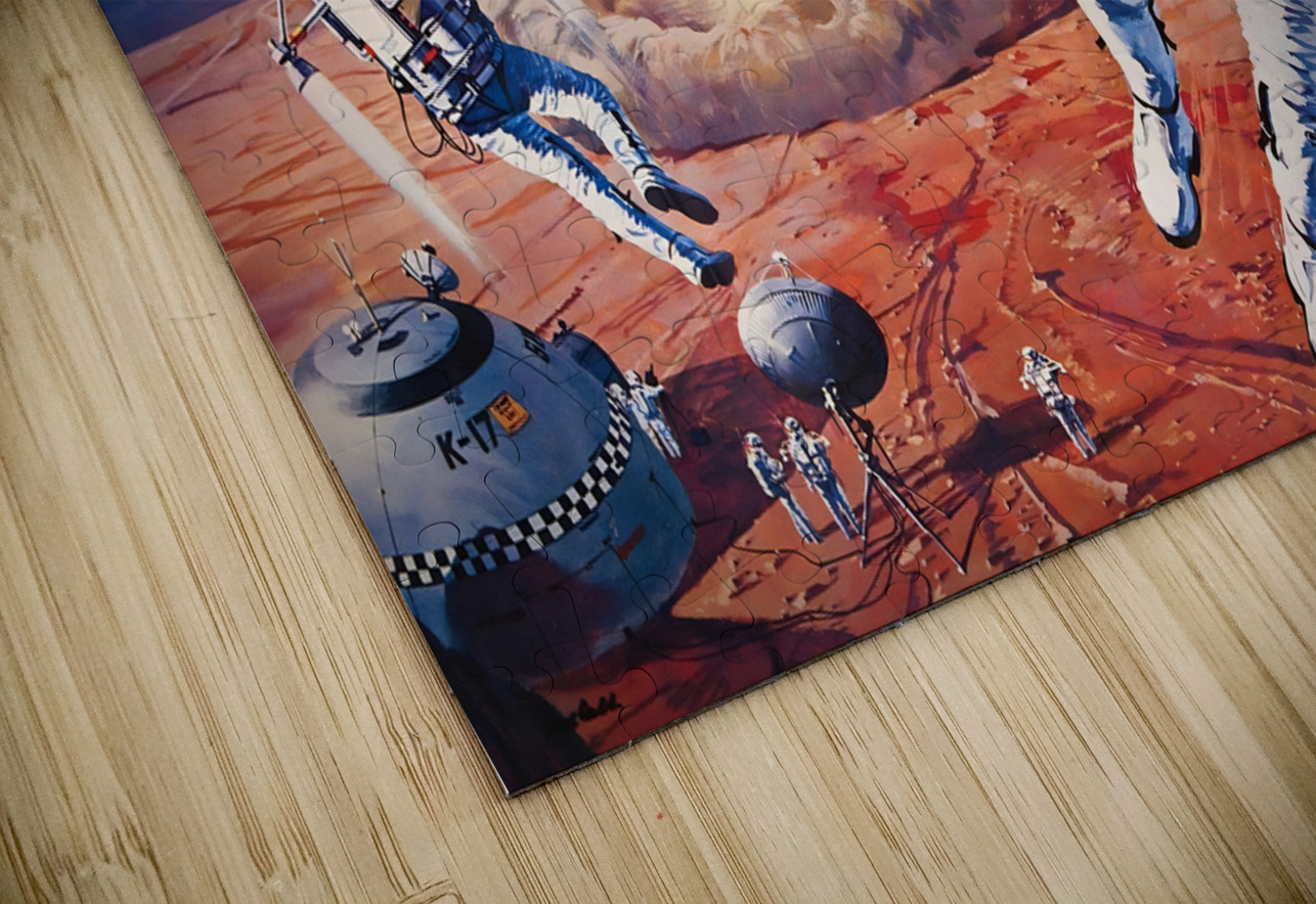 1964 United States Astronauts Art Row One Brand Puzzle