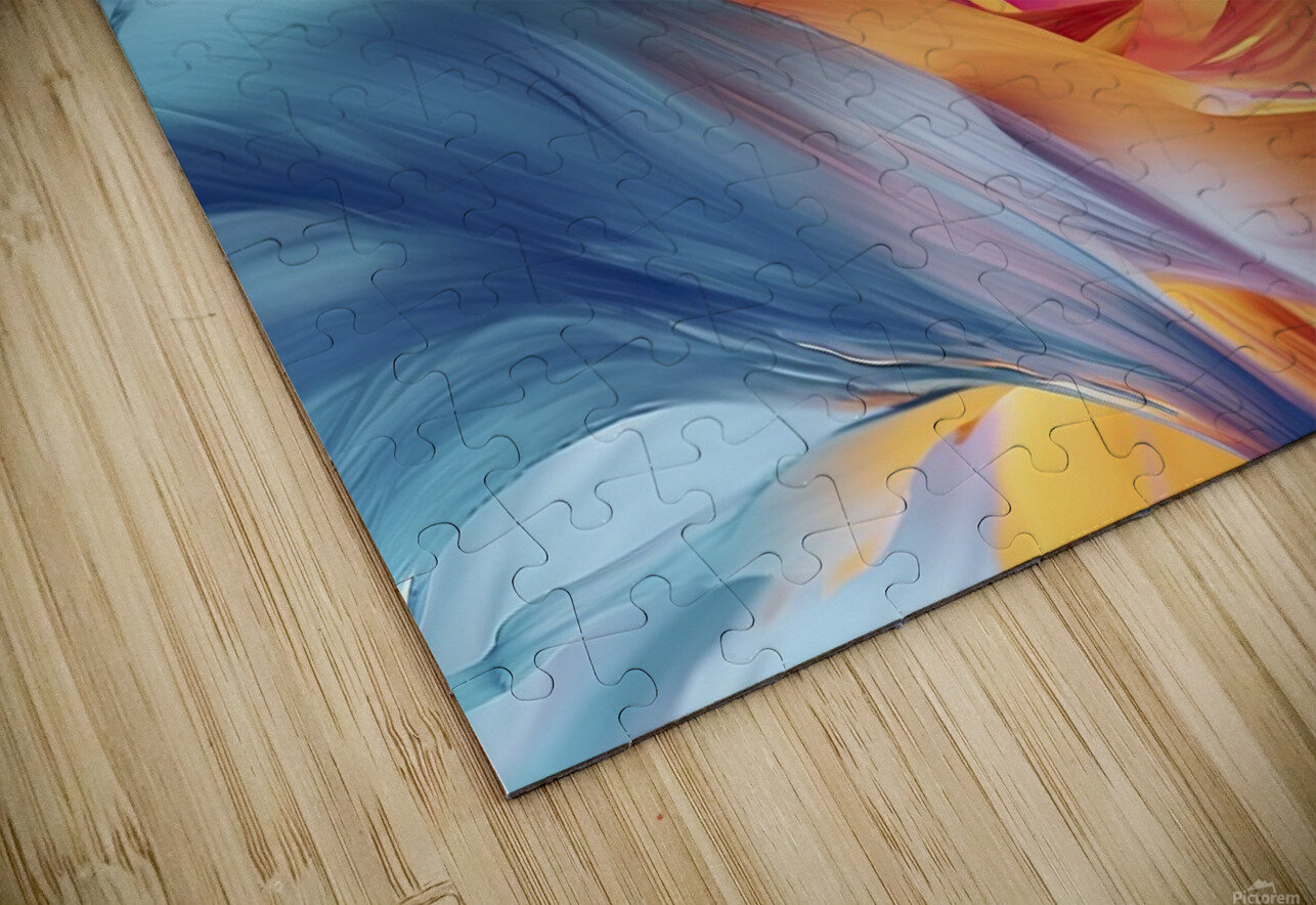 In a mesmerizing display of colors a dynamic wave-shaped spiral Joaquin Corbalan Puzzle