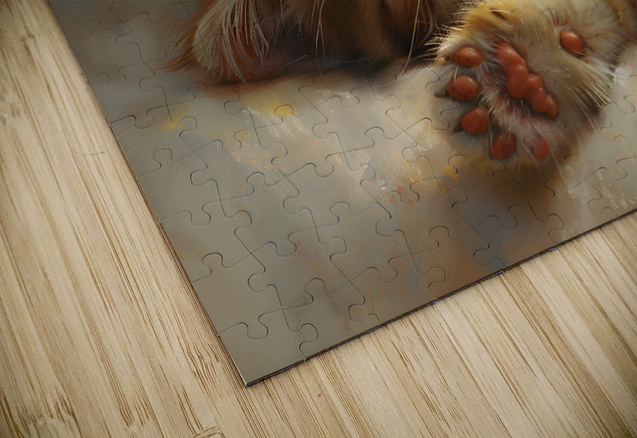 Cute Kitten Realistic Painting23 Andy Davis Puzzle