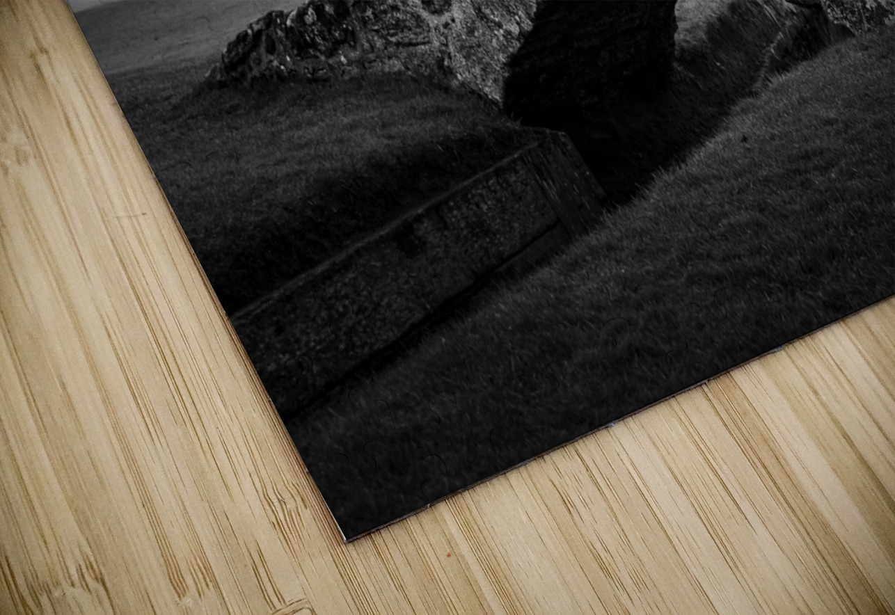 swilcan bridge old course st andrews  horizontal Black And White Puzzle