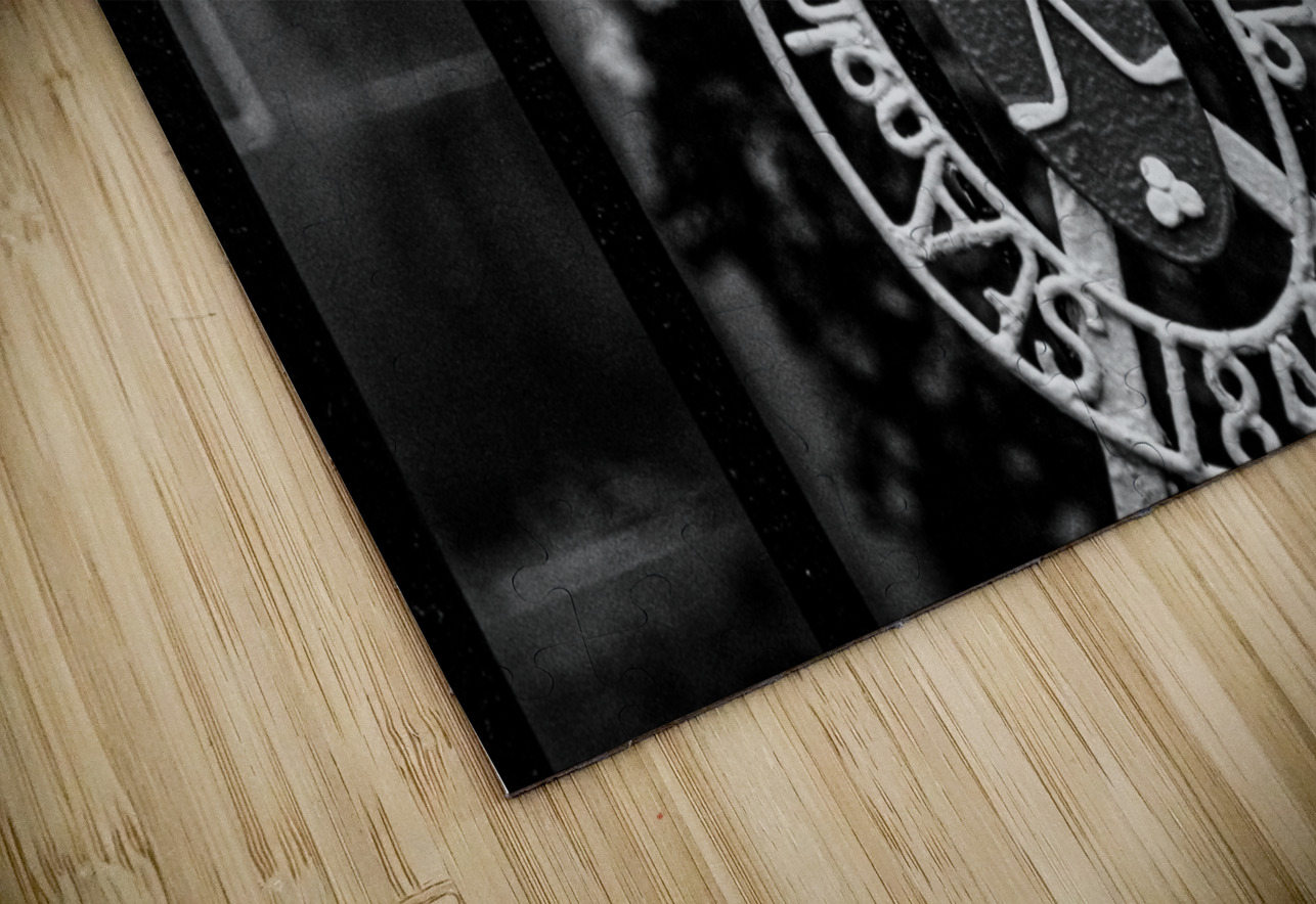 private gate st andrews golf club  horizontal 465 Black And White Puzzle