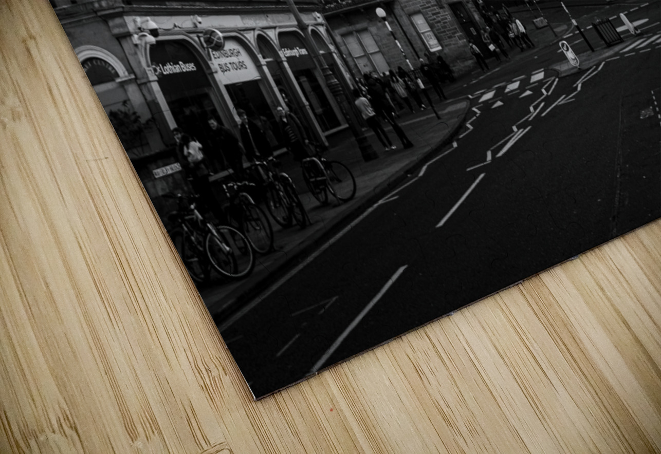 edinburgh waverly station  horizontal 4698 Waverl Black And White Puzzle