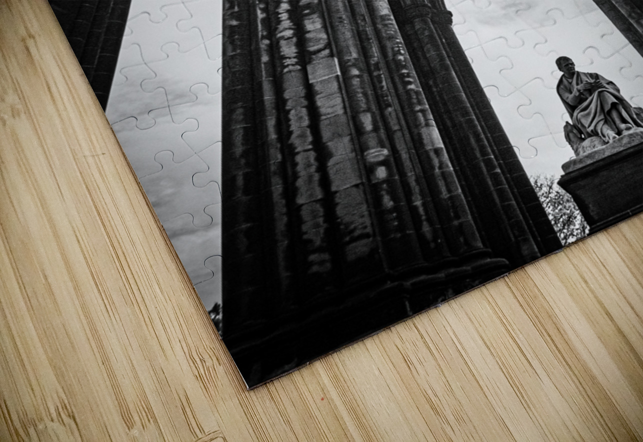 scott monument  vertical 4684 Monument 13k Black And White Puzzle