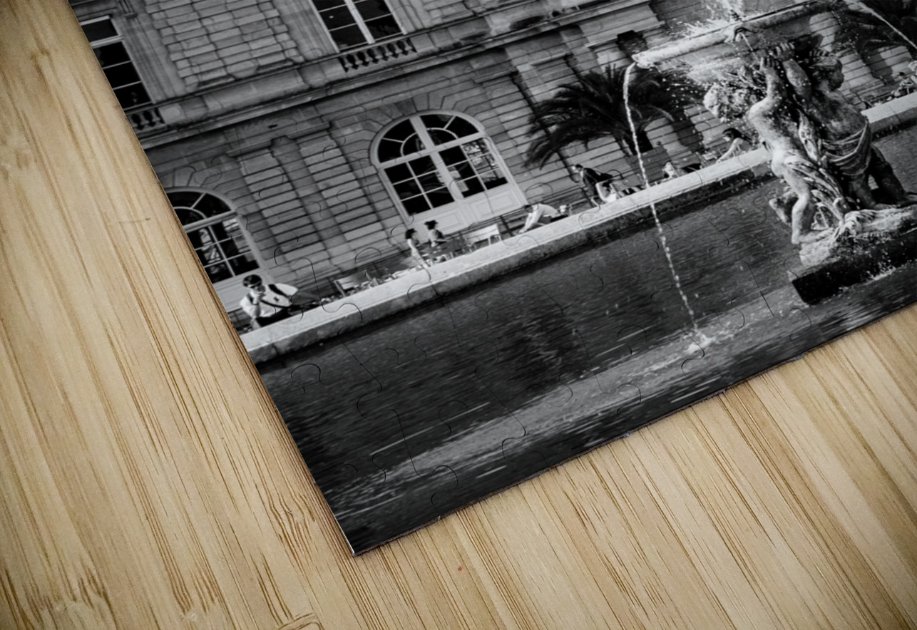 french senat building  vertical 2464 Senat 13k.jp Black And White Puzzle