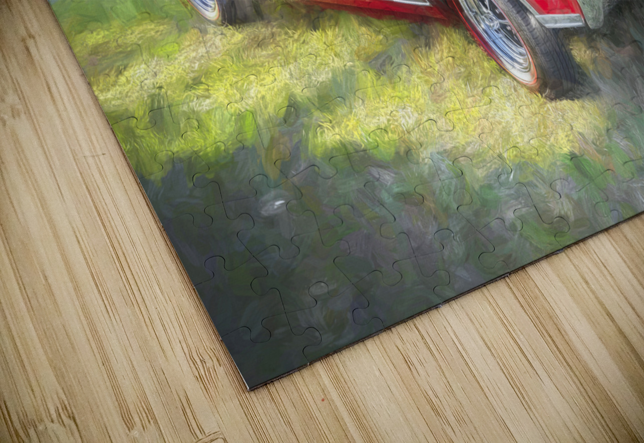 1967 Red Oldsmobile 442 X 5 Rich Franco Puzzle