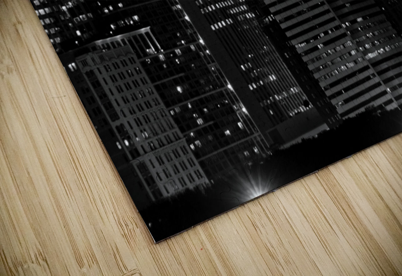 top smurfit stone building  horizontal 1212 Smurf Black And White Puzzle