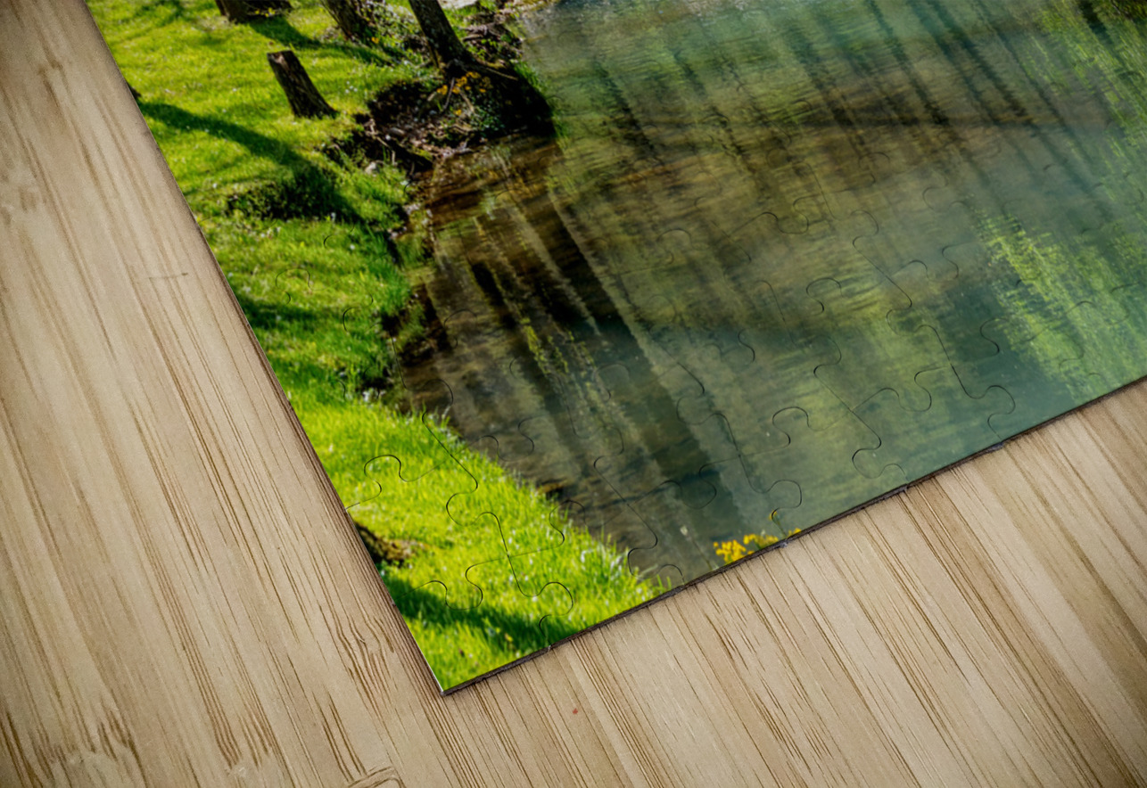 Green Spring Tranquility Jennifer White Puzzle