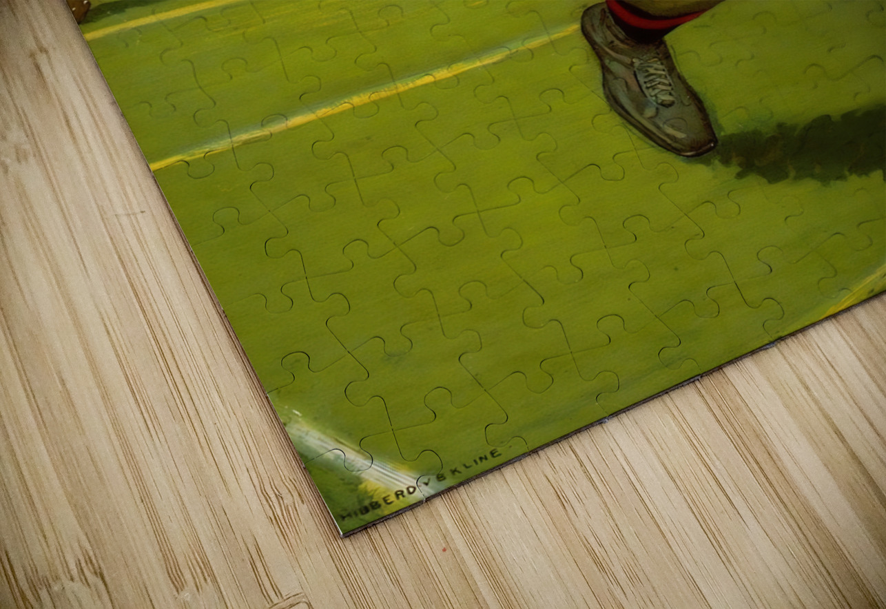1910 In the Clear Football Art Row One Brand Puzzle