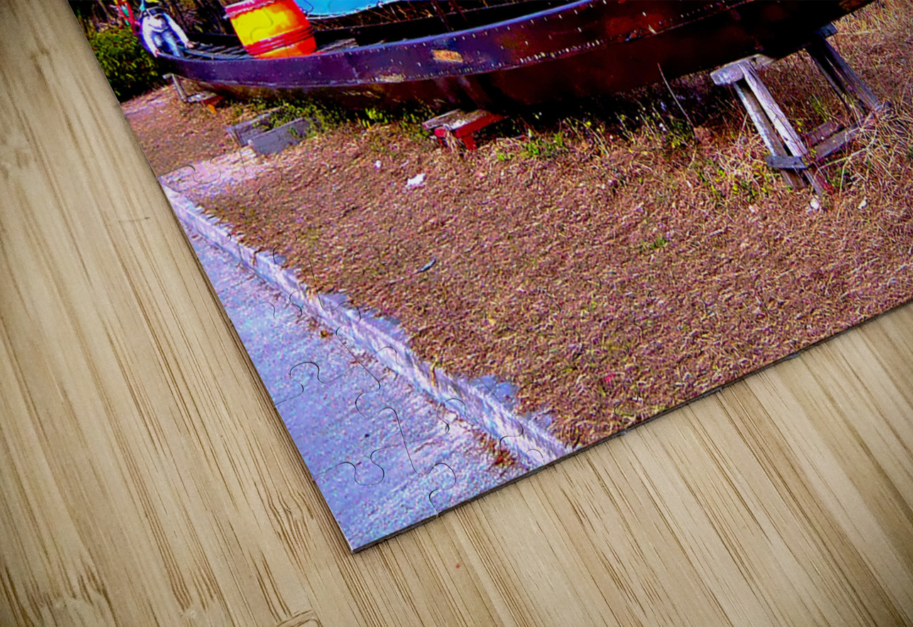Hong Kong-A Useless Fishing Boat at Cheung Chau Clement Tsang Puzzle