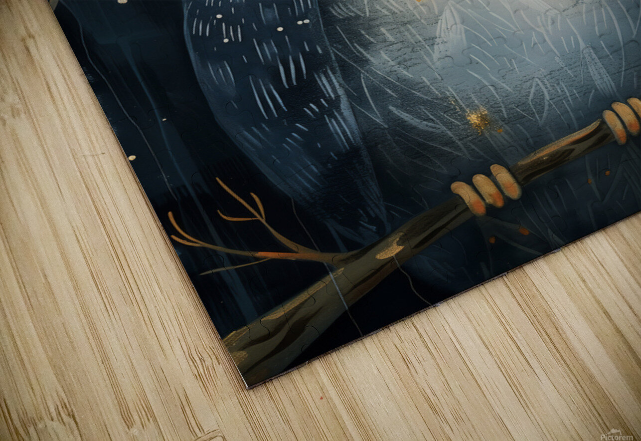 Whimsical Cute Owl Anne Laure GOUPIL Puzzle