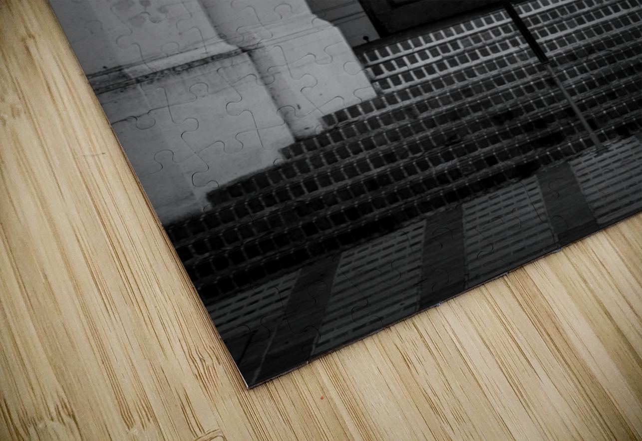 ableist entrance moses hall uc berkeley  vertical Black And White Puzzle